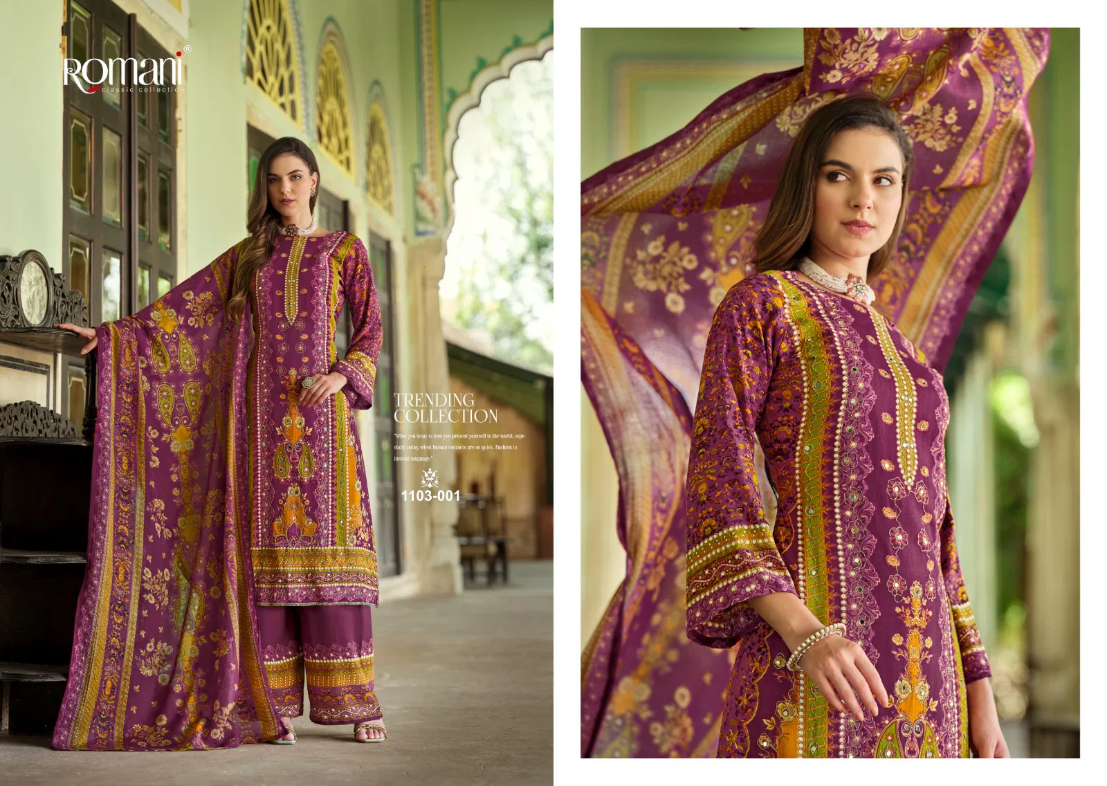 Mahira By Romani Soft Cotton Printed Dress Material Suppliers In India